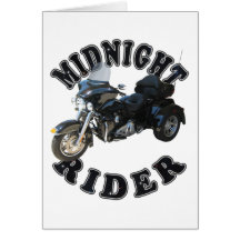 Midnight Rider Greeting Card