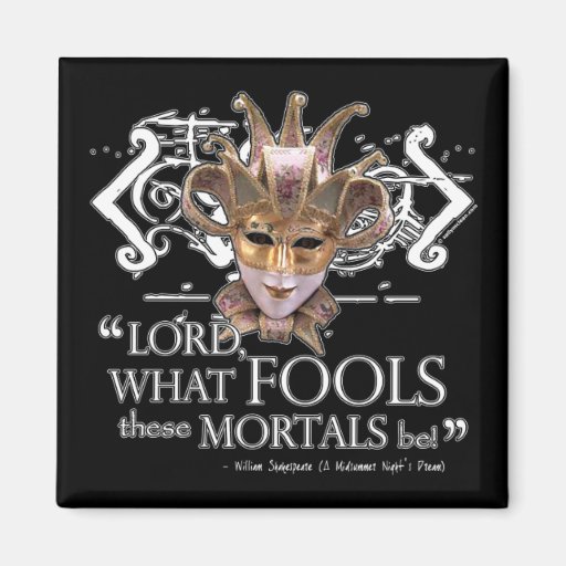 Midsummer Night's Dream Quote Fridge Magnet