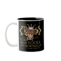 Midsummer Night's Dream Quote (Gold Version) Mug