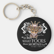 Midsummer Night's Dream Quote Key Chain