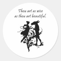 Midsummer Night's Dream Round Sticker