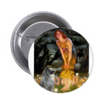 Midsummers Eve - Keeshond Pinback Button