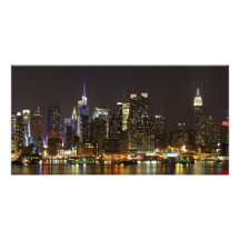 Midtown Manhattan as seen from Weehawken NJ Photo Card