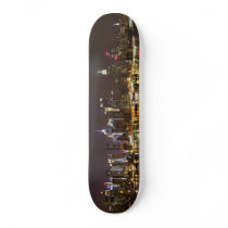 Midtown Manhattan seen from Weehawken New Jersey Skate Board Deck