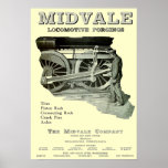 Midvale Steam Locomotive Forgings 1924 Print