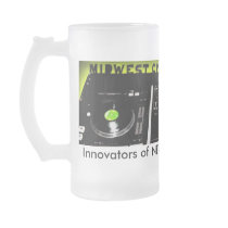 midwest creations frosted glass mug