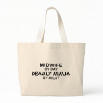 Midwife Deadly Ninja by Night Tote Bag