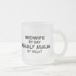 Midwife Deadly Ninja by Night Mugs