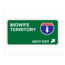 Midwife Next Exit Post Cards