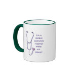 Midwife Nurse Heart mugs
