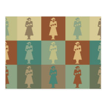 Midwife Pop Art Post Cards