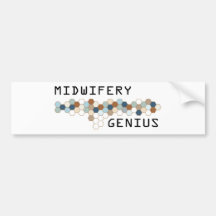 Midwifery Genius Bumper Stickers