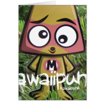 Miffed Mascot Greeting Cards