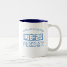 MIG-25 Foxbat - BLUE Coffee Mug
