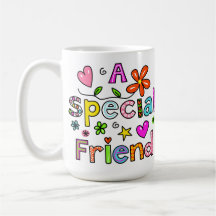 Mignon une expression spéciale des textes de salut mug