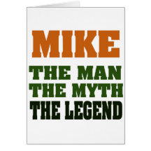 MIKE - l'homme, le mythe, la légende Carte De Vœux