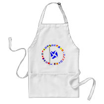 Mike  "My vessel is stopped"  nautical signal flag Aprons