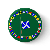 Mike  "My vessel is stopped"  nautical signal flag Pinback Button