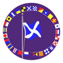 Mike  "My vessel is stopped"  nautical signal flag Sticker
