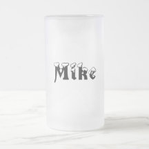 Mike-Name Style-Frosted Mug