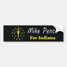 Mike Pence for Indiana Bumper Sticker
