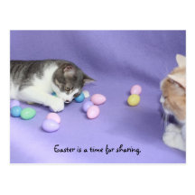 Mikie's Easter Eggs Postcard