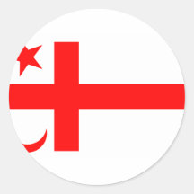 Mikmaq State flag Round Sticker