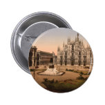 Milan Cathedral and Piazza, Lombardy, Italy Pin
