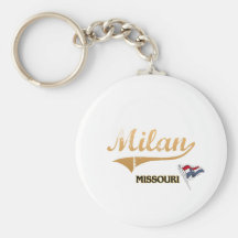 Milan Missouri City Classic Keychain