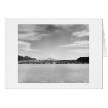Miles Glacier Alaska 1916 Greeting Cards