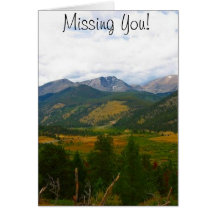 Miles in the Sky Missing You Card