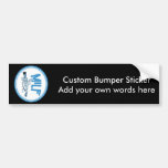MILF Mummy Blue Bumper Stickers