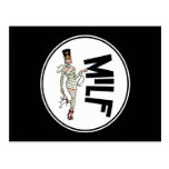 MILF Retro Mummy Pinup Girl Post Card