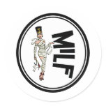 MILF Retro Mummy Pinup Girl stickers