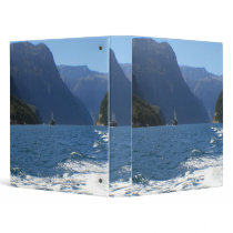 Milford Sound, New Zealand Vinyl Binder