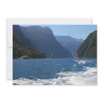 Milford Sound, New Zealand Custom Invitations
