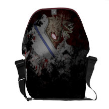 Milieu tombé de sac messenger à zombi sacoche