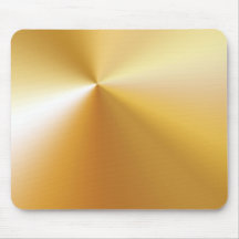 MILIEUX MÉTALLIQUES EN SOIE DIGITAL D'OR DE SATIN  TAPIS DE SOURIS