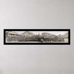 Military Band Pershing Photo 1918 Print