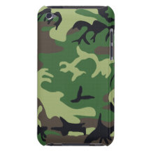 Military Camouflage Barely There™ iPod Touch Case