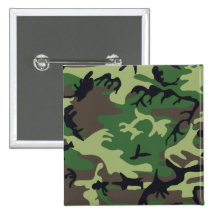 Military Camouflage Button