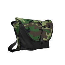 Military Camouflage Rickshaw Messenger Bag