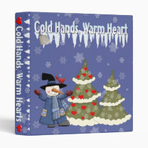 Military Cold Hands, Warm Hearts 1" Photo Album 3 Ring Binder