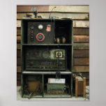Military Comms Radio Equipment WW2 Poster