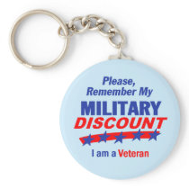 MILITARY DISCOUNT Keychain