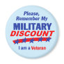 MILITARY DISCOUNT Magnet