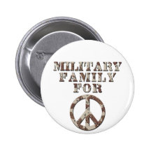 Military Family for Peace Button