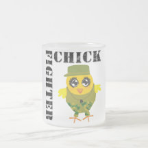 Military Fighter Chick Coffee Mugs