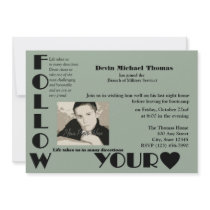Military Going Away Party Custom Announcements