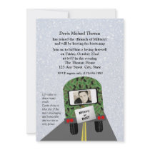 Military Going Away Party Personalized Invite